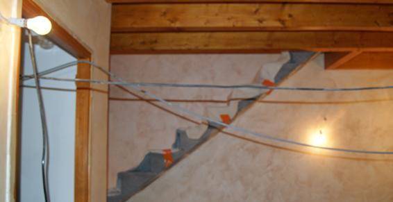 escalier travaux